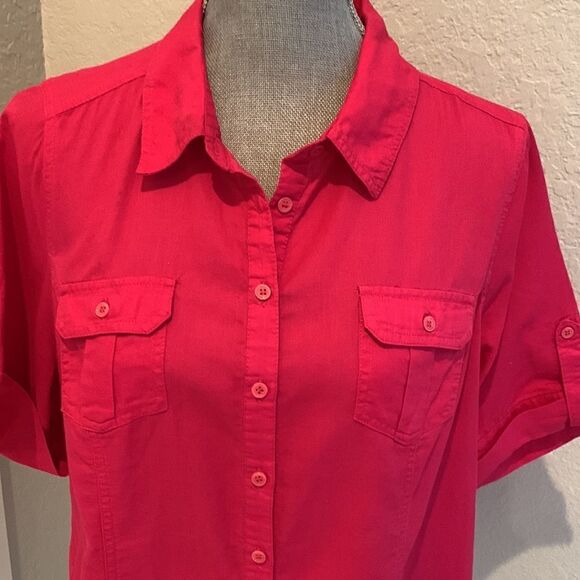JMS Pink Button Down Shirt - Picture 2 of 7